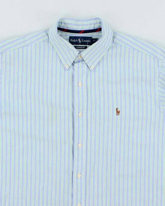 Vintage 2000's Ralph Lauren Striped Long Sleeve Shirt - L sold by Rokit product image thumbnail 2