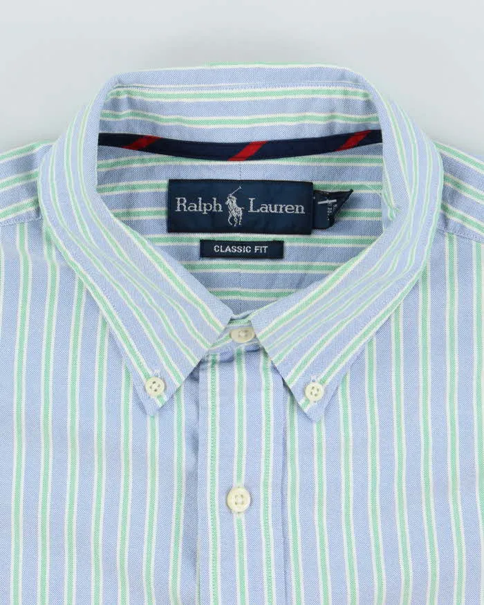 Vintage 2000's Ralph Lauren Striped Long Sleeve Shirt - L sold by Rokit product image thumbnail 5