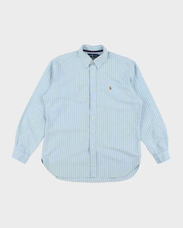 Vintage 2000's Ralph Lauren Striped Long Sleeve Shirt - L sold by Rokit