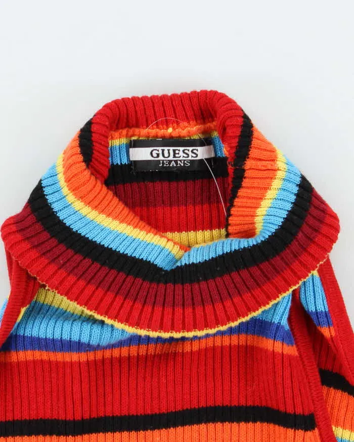 Vintage Y2k 00s Guess Stripe Sleeveless Knit Top - XS sold by Rokit product image thumbnail 5