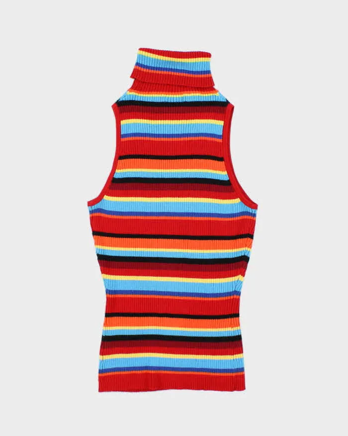 Vintage Y2k 00s Guess Stripe Sleeveless Knit Top - XS sold by Rokit product image thumbnail 2