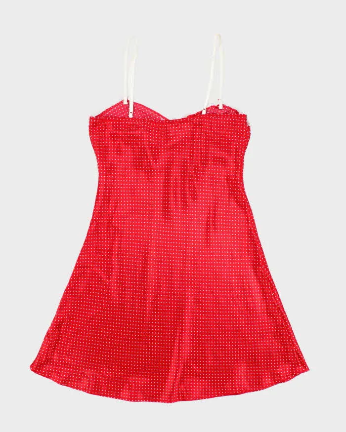 Vintage Y2k 00s La Vie En Rose Polka Dot Slip Dress - S sold by Rokit product image thumbnail 2