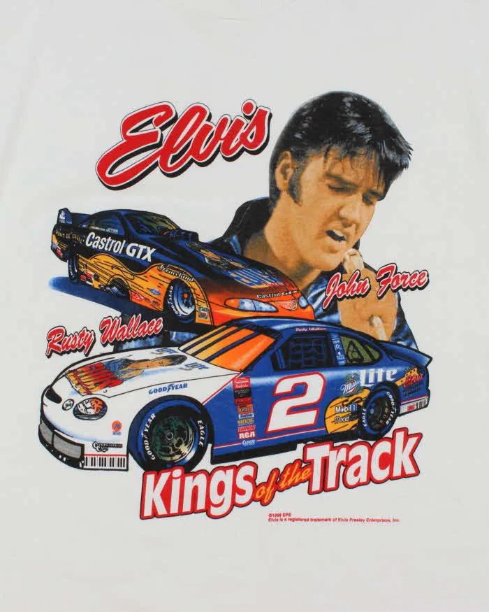 Vintage 2000's Elvis Kings of the Track Racing T-Shirt - L sold by Rokit product image thumbnail 3