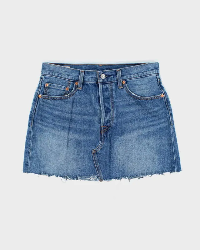 Vintage Levi's Big E Denim Skirt - S sold by Rokit