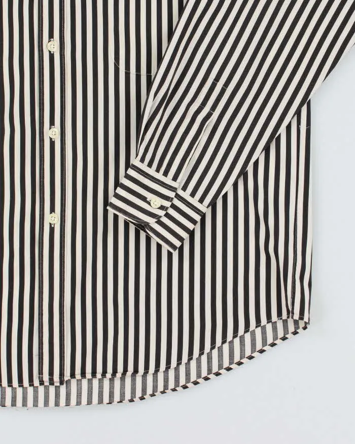 Vintage Yves Saint Laurent Stripe Long Sleeve Shirt - L sold by Rokit product image thumbnail 4