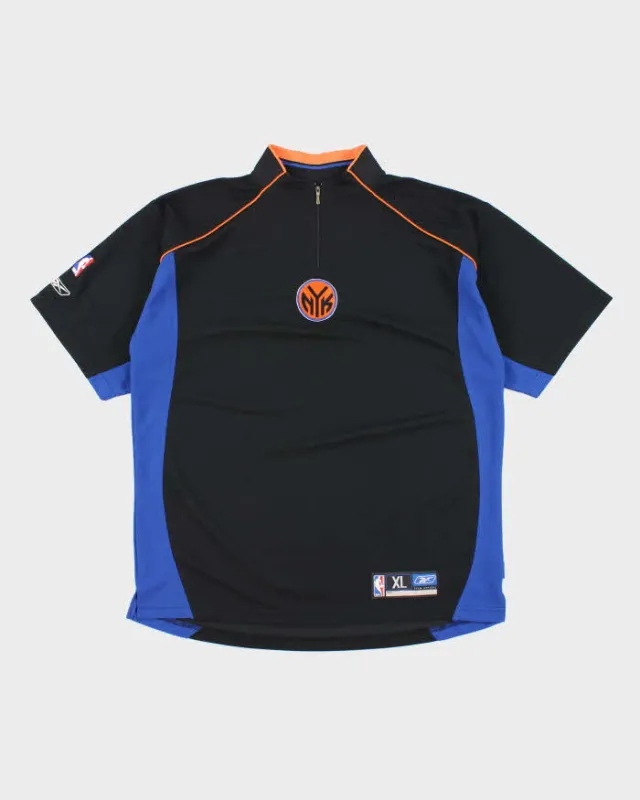Vintage 2000's Reebok New York Knicks 1/4 Zip Jersey - XL sold by Rokit
