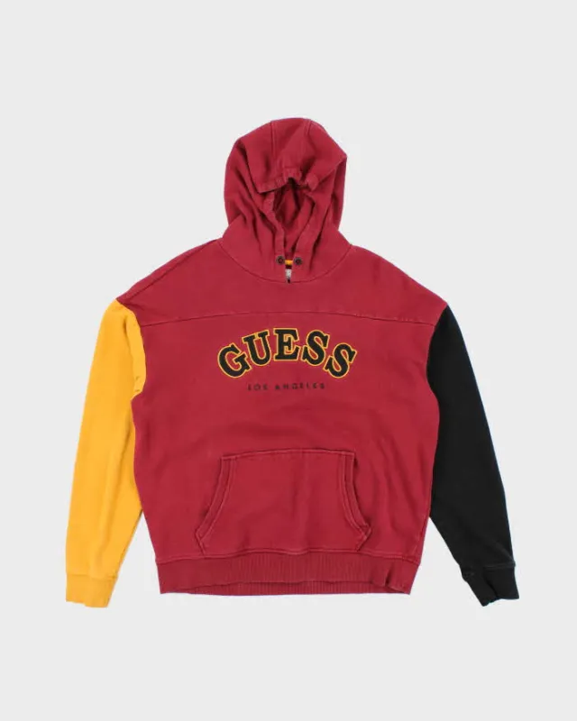 Vintage 2000's Guess Los Angeles Embroidered Logo Hoodie - M sold by Rokit