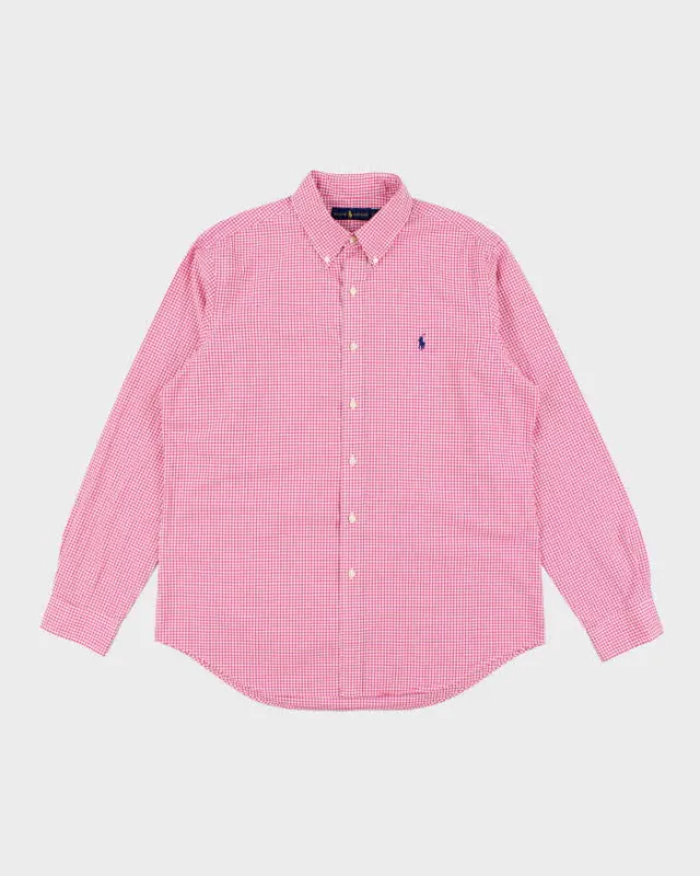 Vintage Ralph Lauren Check Long Sleeve Shirt - L sold by Rokit
