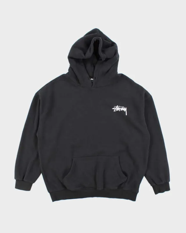 Vintage Stussy Black Hoodie - XL sold by Rokit