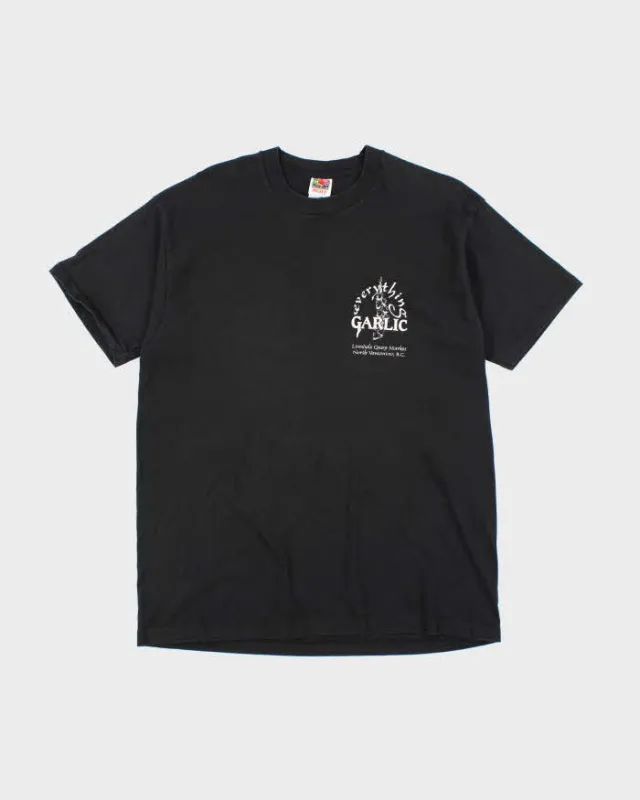 Vintage 90's Everything Garlic Single Stitch T-Shirt - XL sold by Rokit