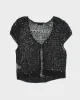 Vintage Y2k 00s Jessica Sequin Crochet Top - M sold by Rokit