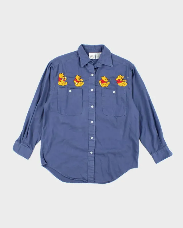 Vintage Disney Winnie the Pooh Embroidered Shirt - S sold by Rokit