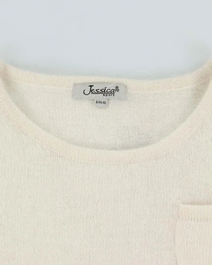 Vintage 90s Jessica Angora & Wool Blend Knit Top - M sold by Rokit product image thumbnail 5
