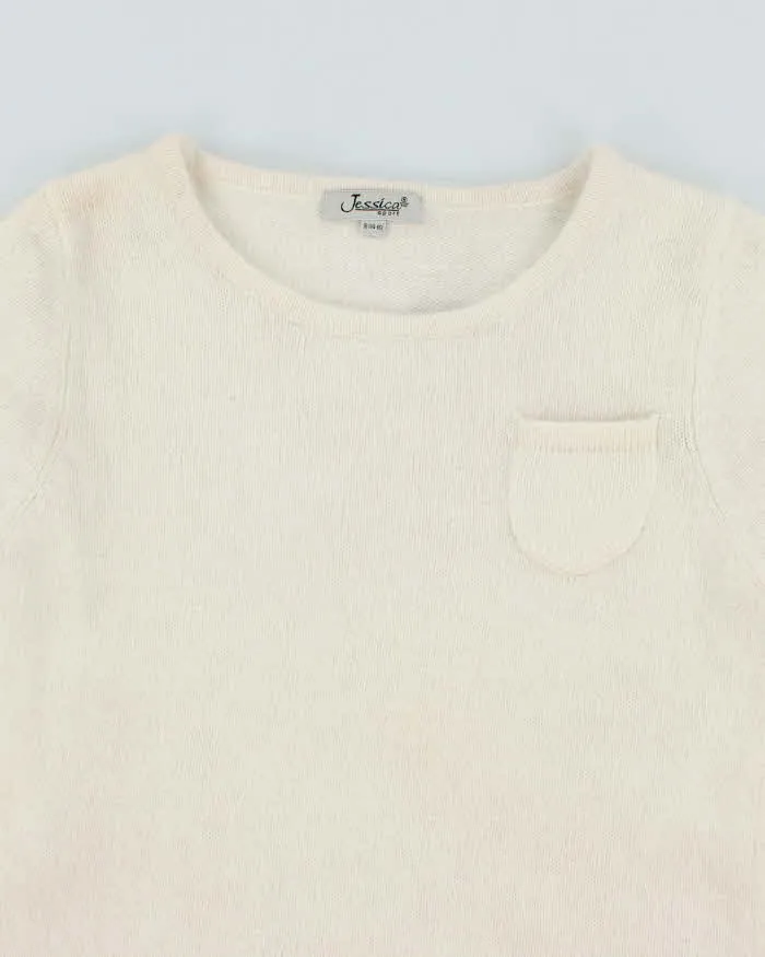 Vintage 90s Jessica Angora & Wool Blend Knit Top - M sold by Rokit product image thumbnail 3
