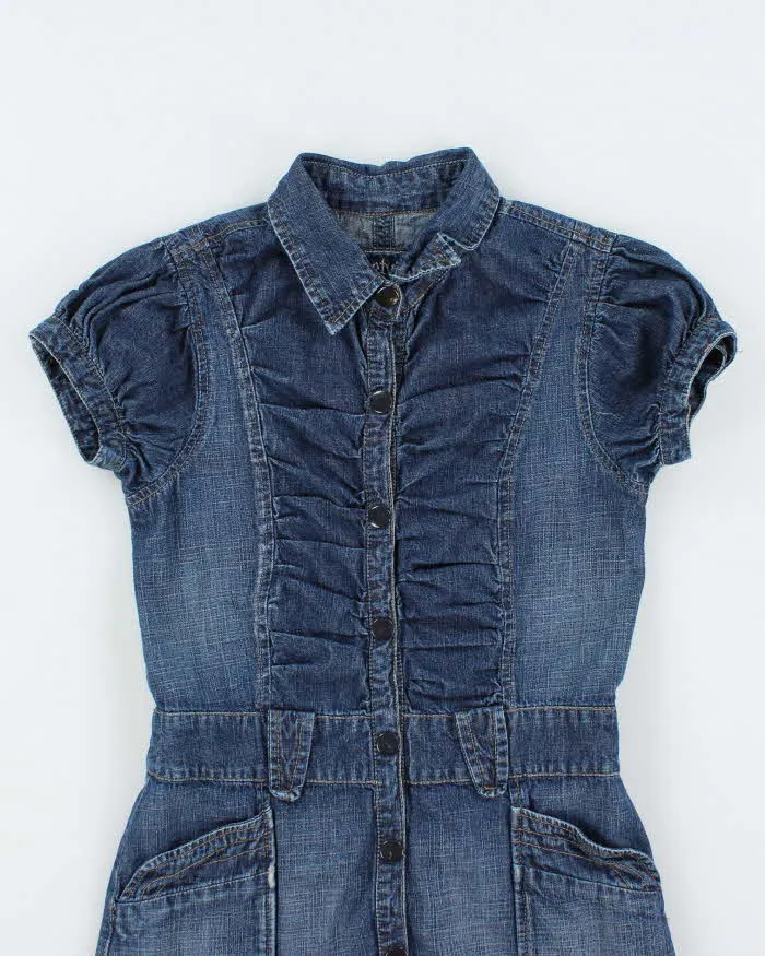 Vintage Y2k 00s Streetwear Society Denim Dress - S sold by Rokit product image thumbnail 3