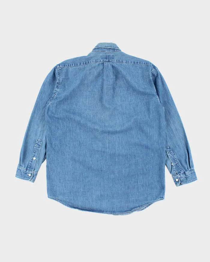Vintage 2000's Ralph Lauren Medium Wash Denim Shirt - S sold by Rokit product image thumbnail 2