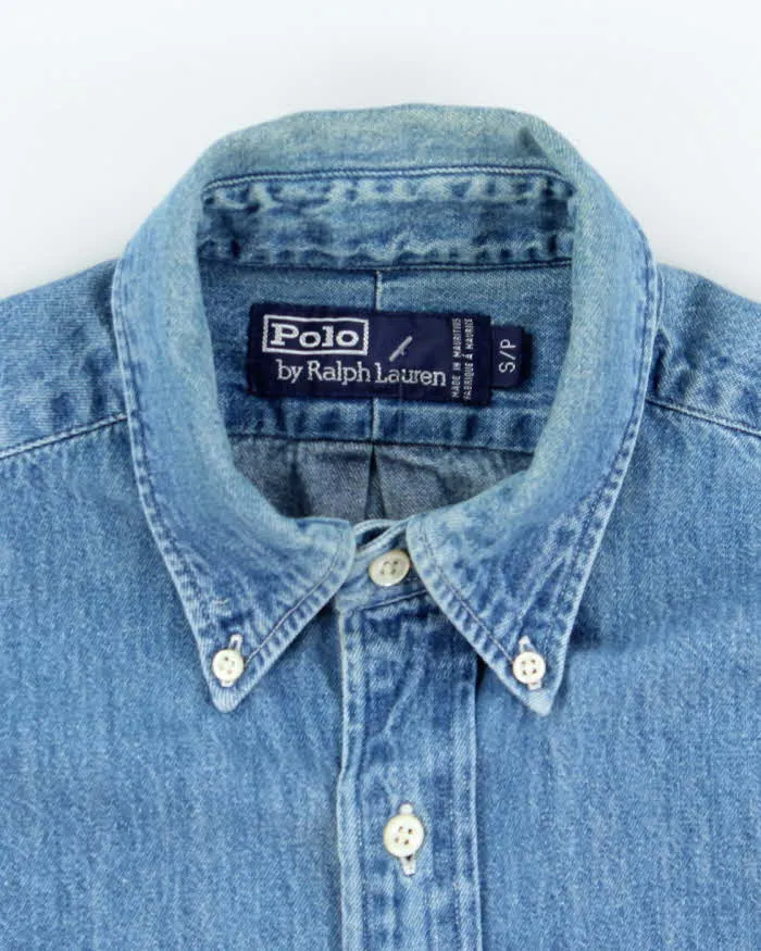 Vintage 2000's Ralph Lauren Medium Wash Denim Shirt - S sold by Rokit product image thumbnail 5