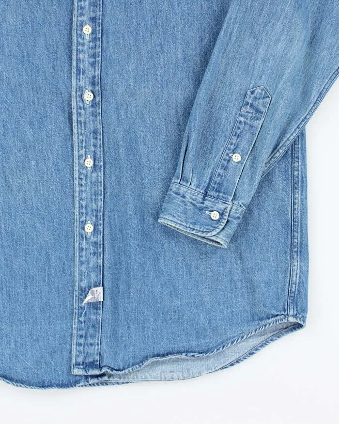 Vintage 2000's Ralph Lauren Medium Wash Denim Shirt - S sold by Rokit product image thumbnail 4