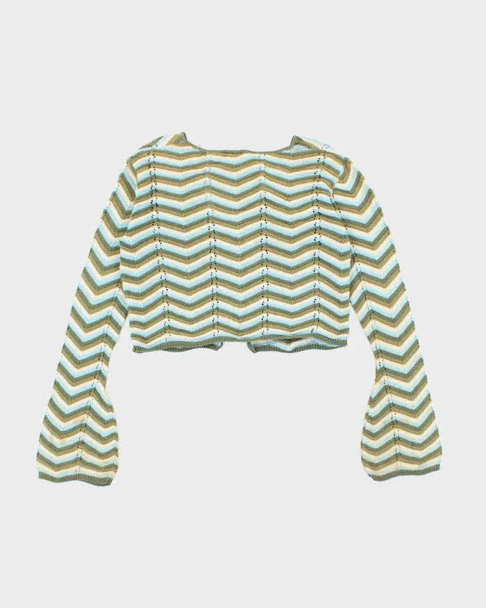 Vintage Y2k 00s Uncivilised Bell Sleeve Cardigan - M sold by Rokit product image thumbnail 2