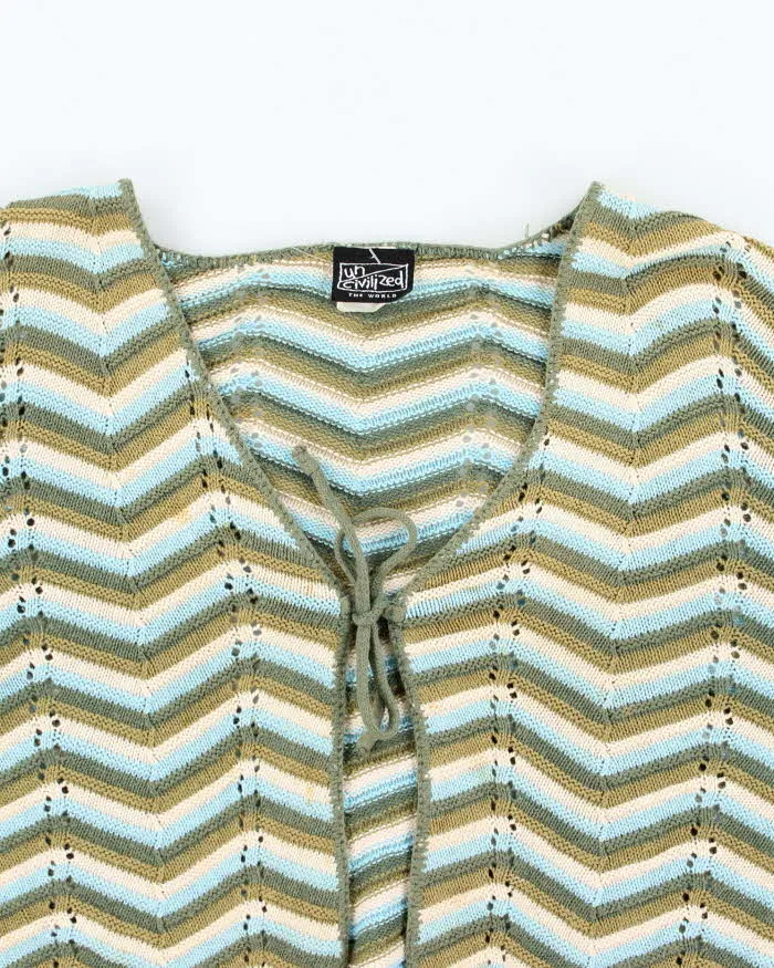 Vintage Y2k 00s Uncivilised Bell Sleeve Cardigan - M sold by Rokit product image thumbnail 3