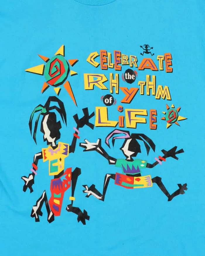 Vintage 90's Rhythm of Life Single Stitch Graphic T-Shirt - L sold by Rokit product image thumbnail 3
