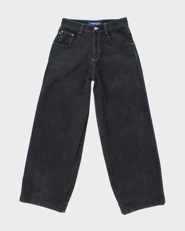 Vintage Y2K Brody Jeans Ultra Wide Leg Dark Wash Jeans - W29 L30 sold by Rokit