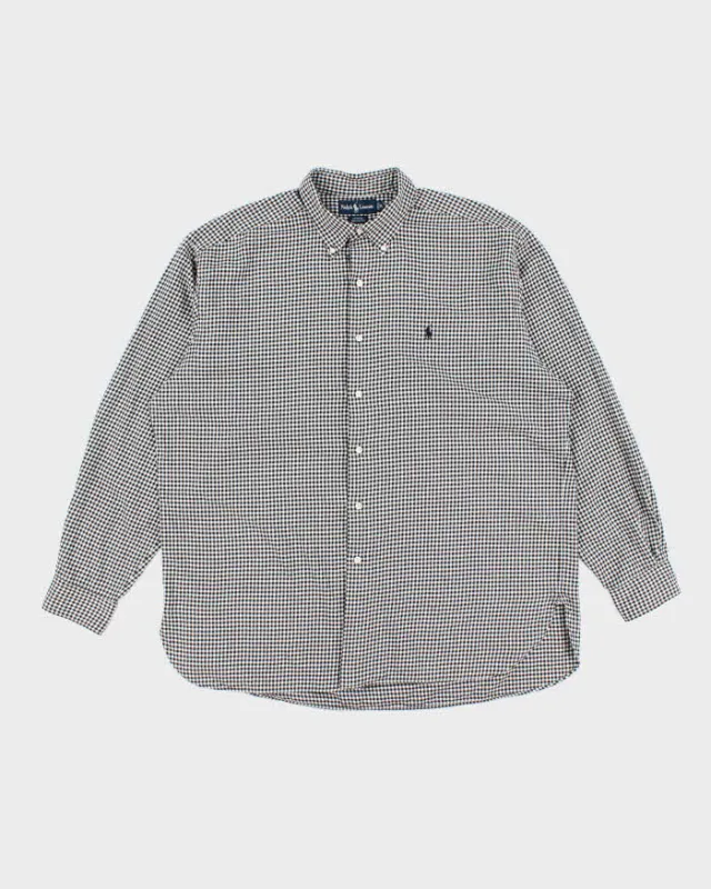 Vintage Ralph Lauren Check Long Sleeve Shirt - XL sold by Rokit