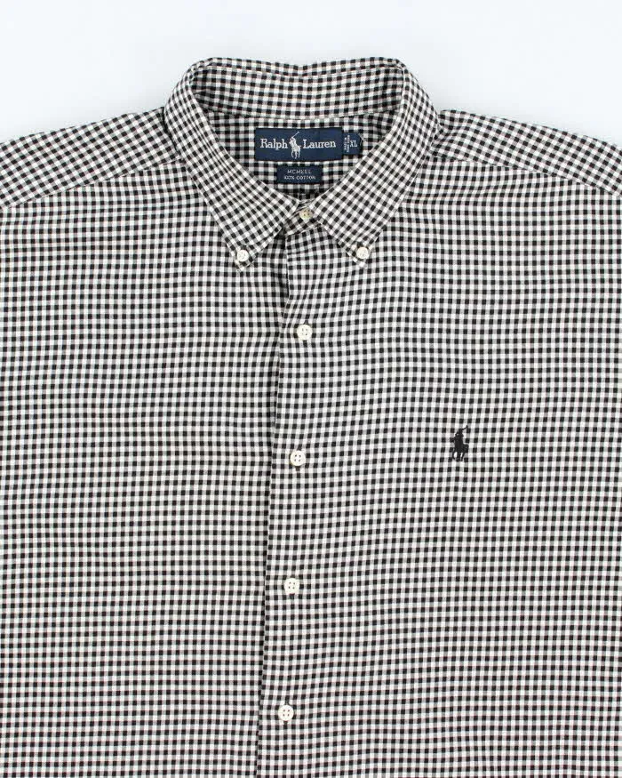 Vintage Ralph Lauren Check Long Sleeve Shirt - XL sold by Rokit product image thumbnail 3