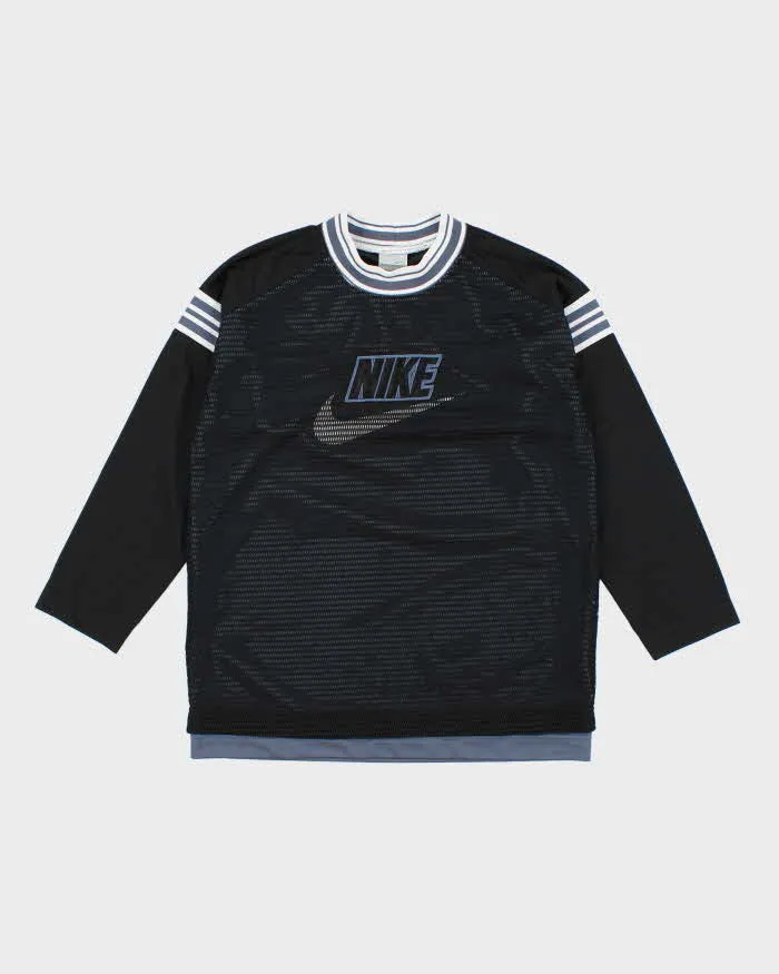 Vintage Y2K Nike Embroidered Centre Logo Sports T-Shirt - XL sold by Rokit