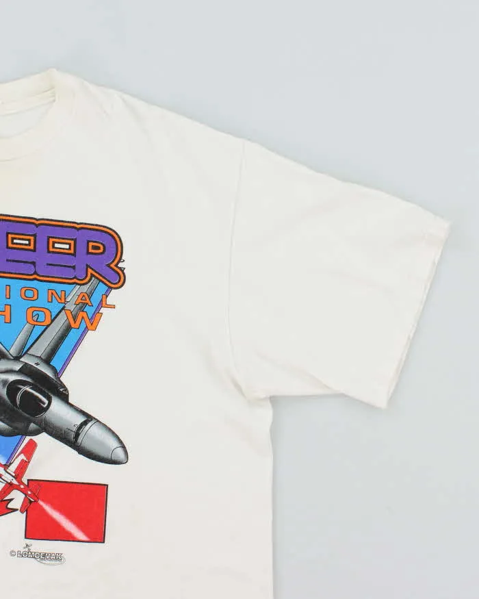 Vintage 90's Red Deer International Air Show Graphic T-Shirt - L sold by Rokit product image thumbnail 4