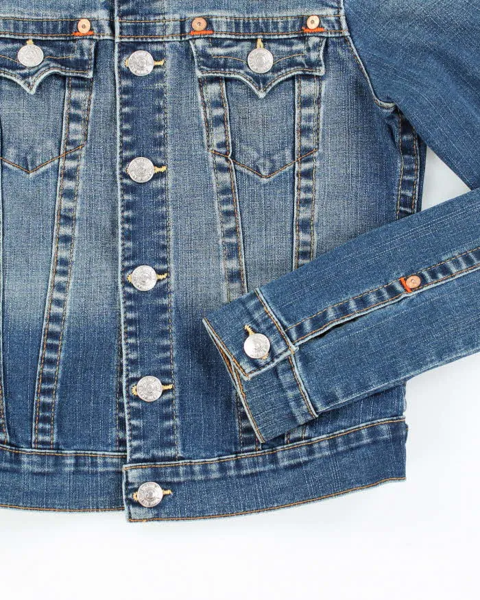 Y2K 00s True Religion Fitted Denim Jacket - M sold by Rokit product image thumbnail 4