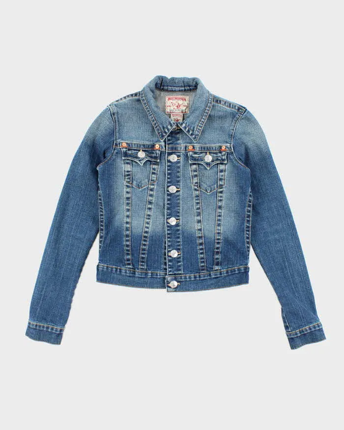 Y2K 00s True Religion Fitted Denim Jacket - M sold by Rokit