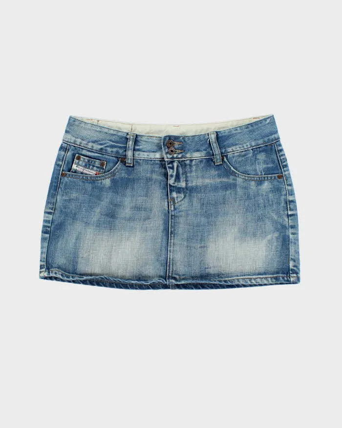 Vintage Y2k 00s Diesel Denim Mini Skirt - S sold by Rokit