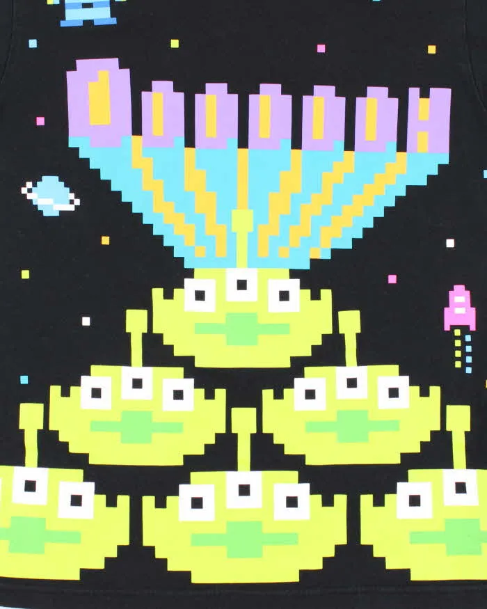 Vintage Y2K Tokyo Disney Toy Story Aliens 8-Bit Graphic T-Shirt - M sold by Rokit product image thumbnail 3