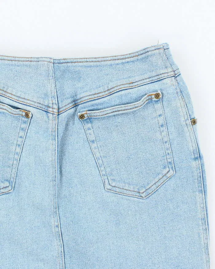 Vintage Y2k 00s DKNY Zip Denim Skirt - XS sold by Rokit product image thumbnail 4