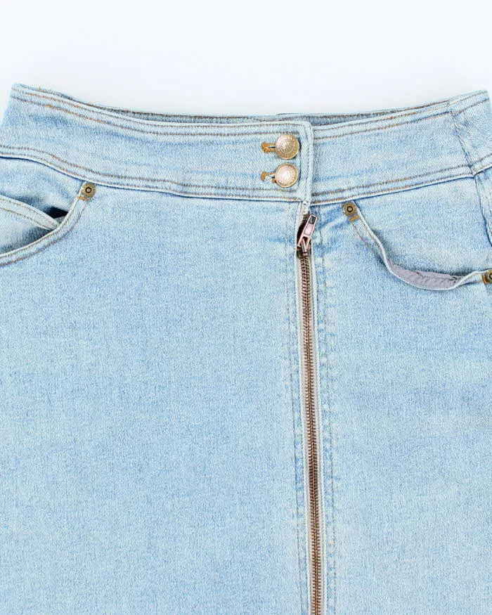 Vintage Y2k 00s DKNY Zip Denim Skirt - XS sold by Rokit product image thumbnail 3