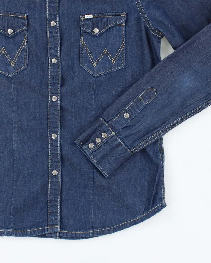 Vintage Wrangler Denim Western Blouse - S sold by Rokit product image thumbnail 4