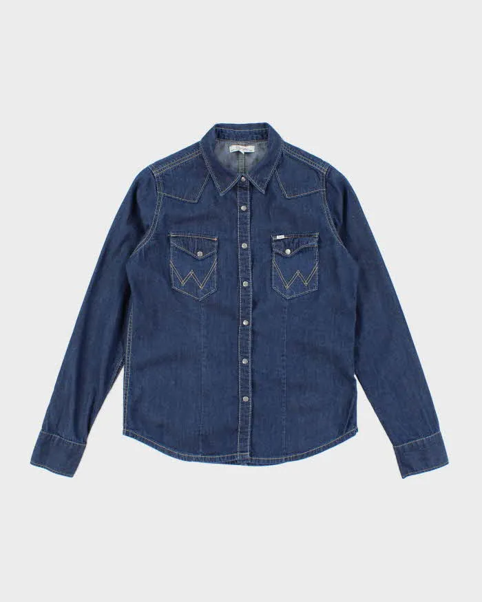 Vintage Wrangler Denim Western Blouse - S sold by Rokit