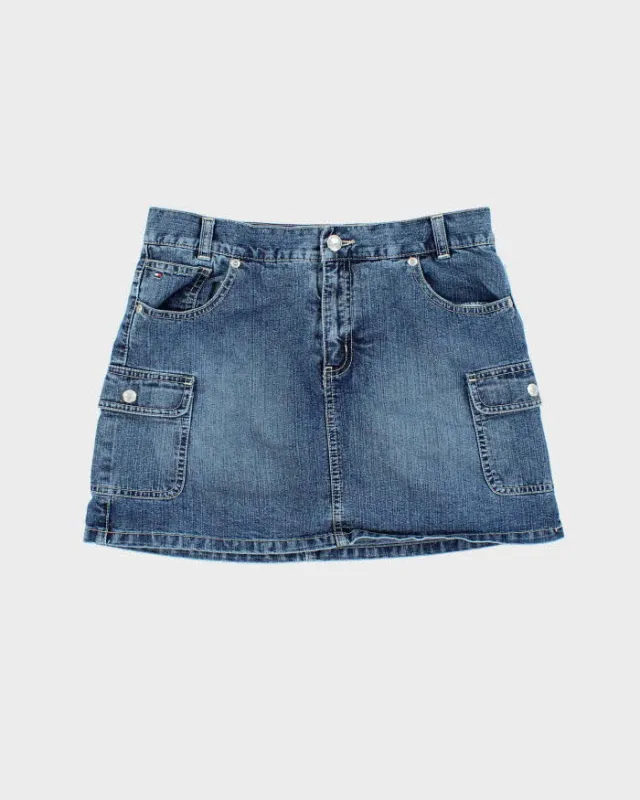 Vintage Y2k 00s Tommy Hilfiger Denim Skirt - XS sold by Rokit
