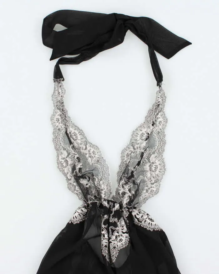 Vintage Y2k 00s Victoria's Secret Mesh Halter Neck Top - S sold by Rokit product image thumbnail 3