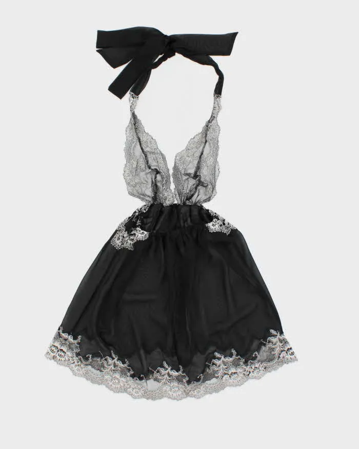 Vintage Y2k 00s Victoria's Secret Mesh Halter Neck Top - S sold by Rokit product image thumbnail 2