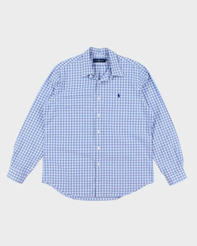 Vintage Ralph Lauren Check Long Sleeve Shirt - L sold by Rokit