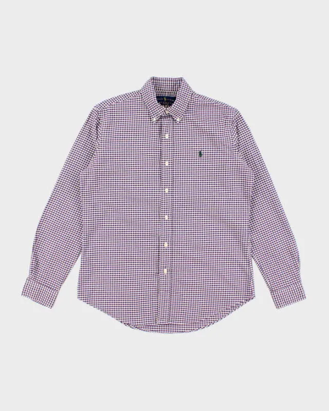Vintage Ralph Lauren Check Long Sleeve Shirt - M sold by Rokit