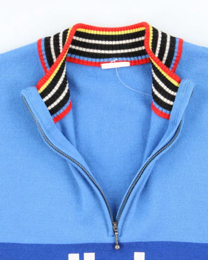 Vintage Adidas Quarter-Zip Knit Jumper - M sold by Rokit product image thumbnail 4