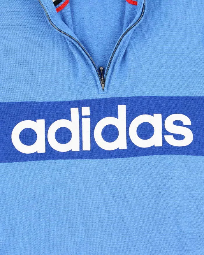 Vintage Adidas Quarter-Zip Knit Jumper - M sold by Rokit product image thumbnail 5