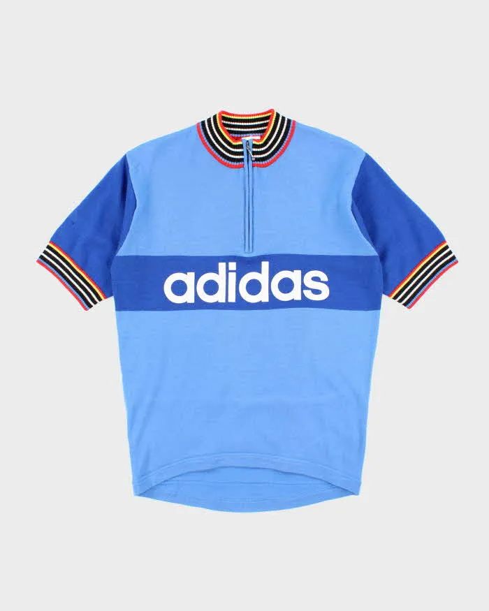 Vintage Adidas Quarter-Zip Knit Jumper - M sold by Rokit