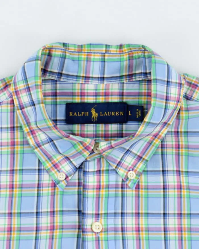 Vintage Ralph Lauren Check Long Sleeve Shirt - L sold by Rokit product image thumbnail 5