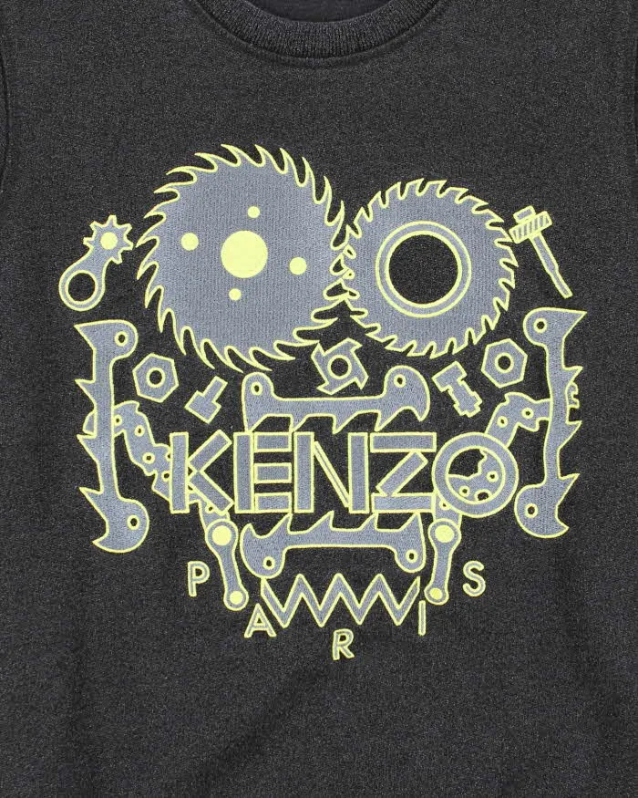 Vintage Y2K Kenzo Embroidered Logo Sweatshirt - S sold by Rokit product image thumbnail 3