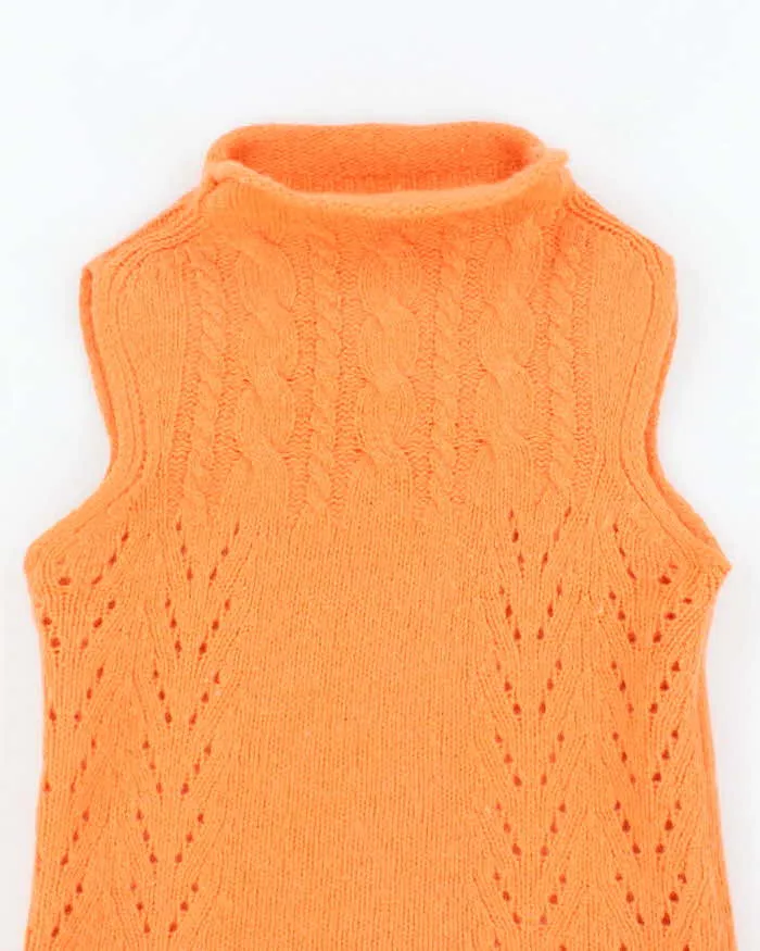 Vintage 90s Sleeveless Knit Jumper - S sold by Rokit product image thumbnail 3