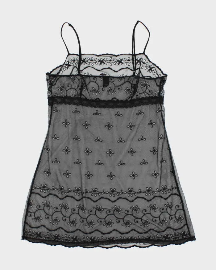 Vintage Y2k 00s Victoria's Secret Broderie Slip Dress - S sold by Rokit